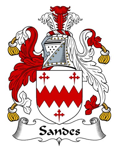 The Sandes family crest